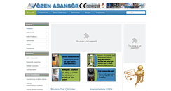 Desktop Screenshot of ozenasansor.com