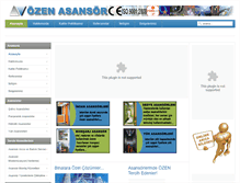 Tablet Screenshot of ozenasansor.com